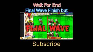 Finally Final Wave Comming But 😭Oh No Zombie Ate Your Brain 🧠 In pvz Game #viral #games #pvz #shorts