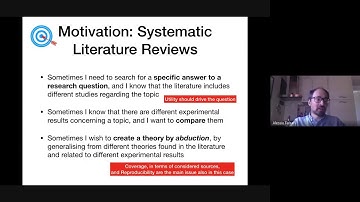 Empirical Methods in Software Engineering. Lecture 10.1 - Systematic Literature Reviews and Mapping