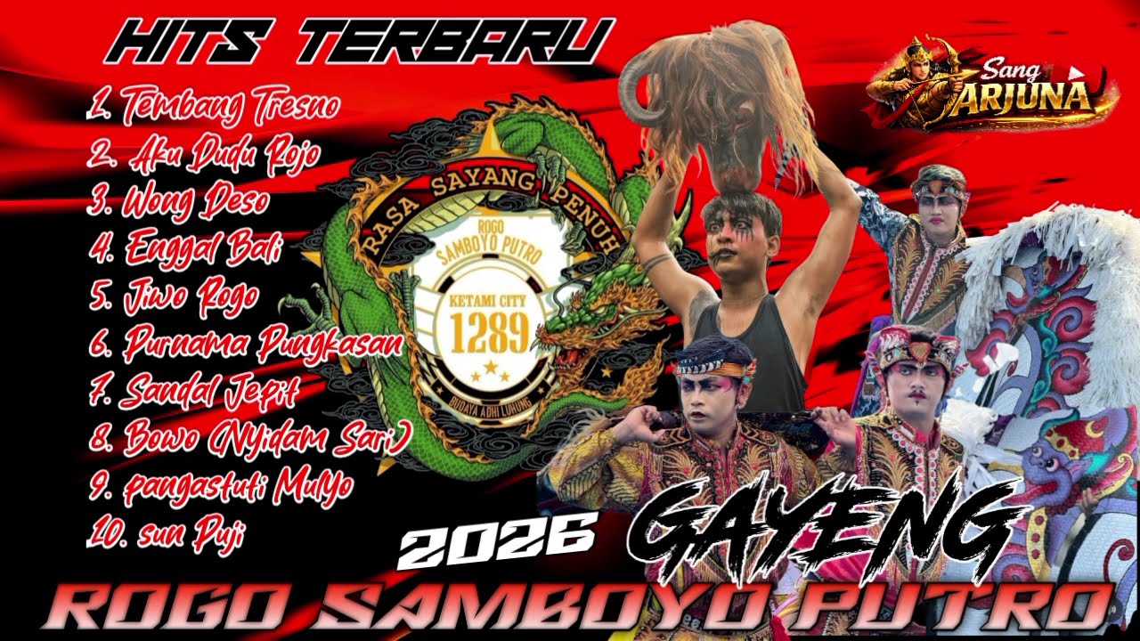 Terbaru 2026 ‼️ Lagu Jaranan Rogo Samboyo Putro