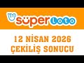 Süper Loto Çekiliş Sonucu 12 Nisan 2026