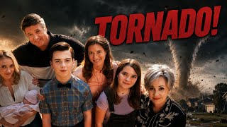 Young Sheldon encounters a tornado full video