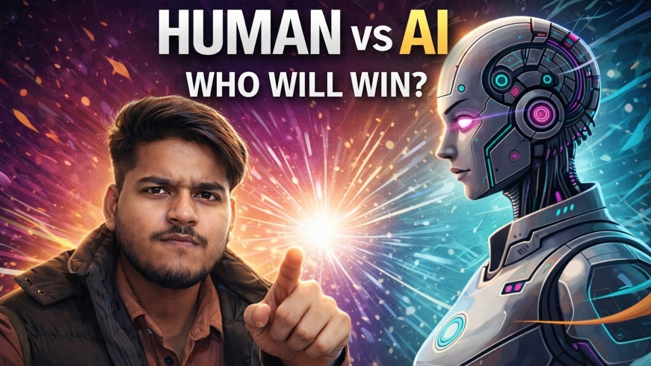 Human vs AI | Kaun Jeetega Future Mein? 🤖🔥|Aashish Sindhwal | - YouTube