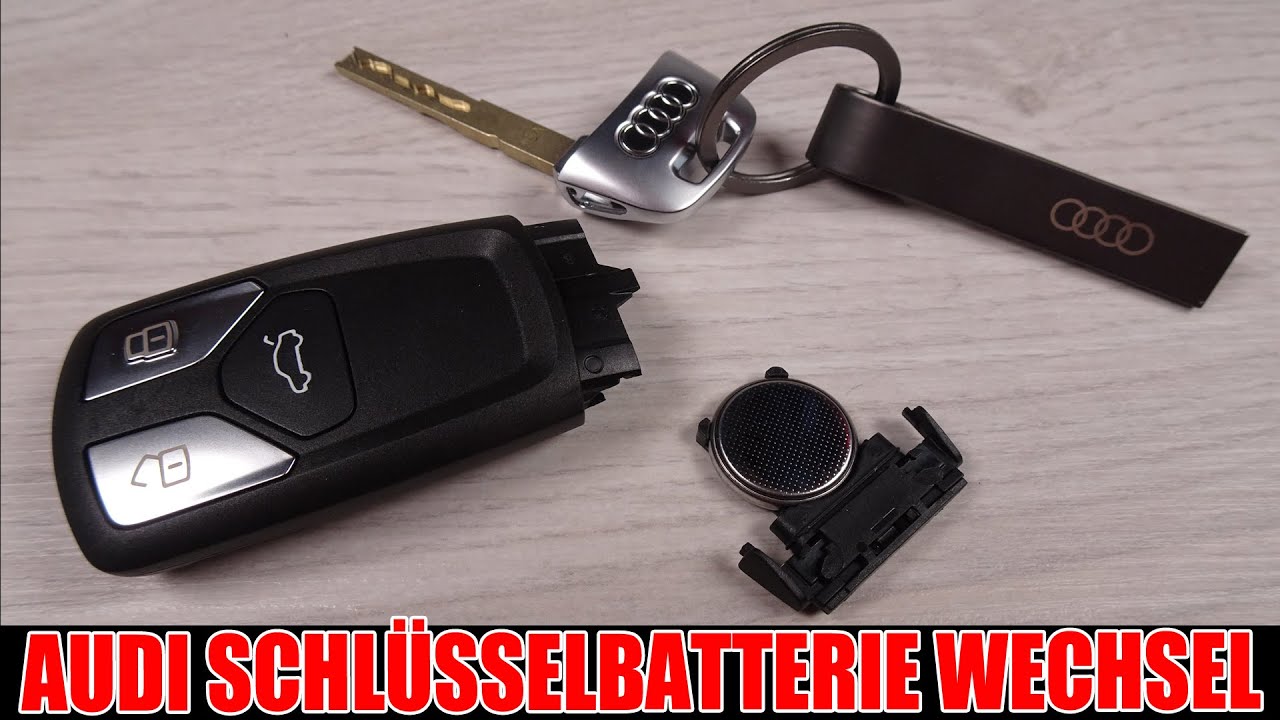 audi q2 schlüssel batterie wechseln