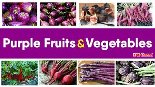 PURPLE FRUITS & VEGETABLES | PURPLE COLOUR FOOD Purple Vegetable