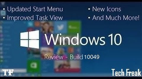 windows 10 Technical Preview Build 10049