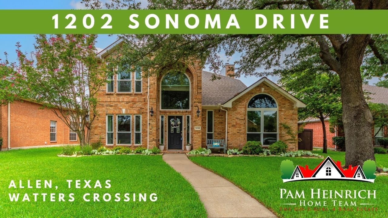1202 Sonoma Drive, Allen Texas - Watters Crossing Neighborhood - Video Tour