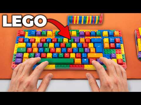 Ich habe eine TASTATUR aus LEGO gebaut