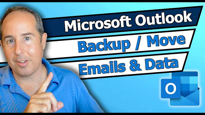 How to backup Outlook EMails and Contacts | 2024 | For Classic Outlook (Not New Outlook)