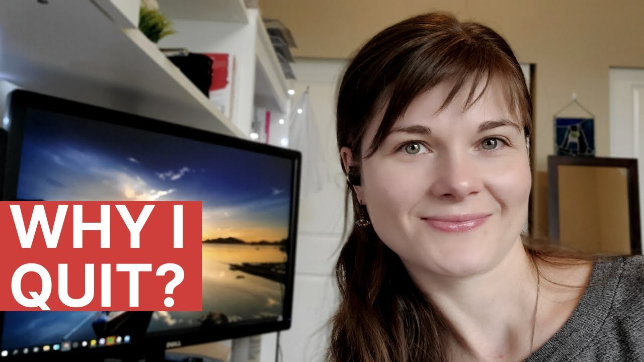 WHY I quit my job as a software engineer ? - YouTube