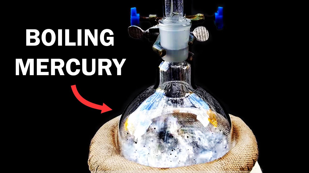 Distilling Mercury Metal