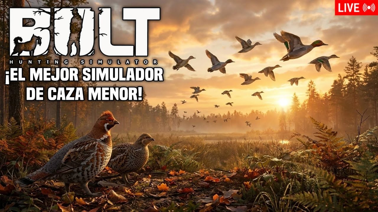 🔴🇪🇸🔴🦆BULT: HUNTING SIMULATOR🪿EL MEJOR SIMULADOR DE CAZA MENOR🌲 