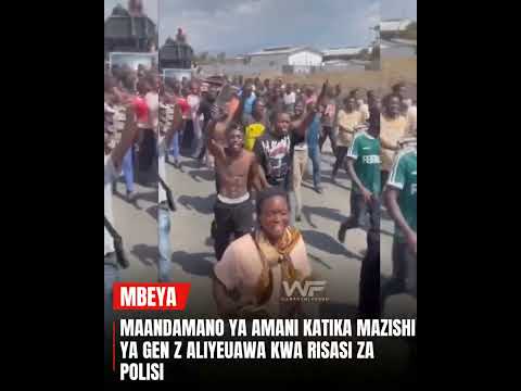 GEN Z INITIATING THE MBEYA PROTESTS TODAY GEN Z INITIATING THE MBEYA PROTESTS TODAY