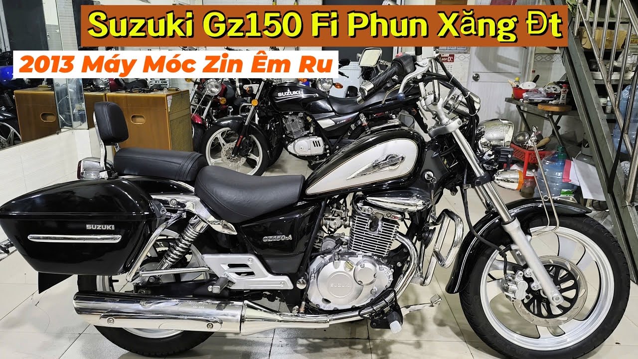 Suzuki Gz150 Fi 2013 máy rin êm ru 2 chìa khoá zin theo xe tại Lâm motor 0336937035