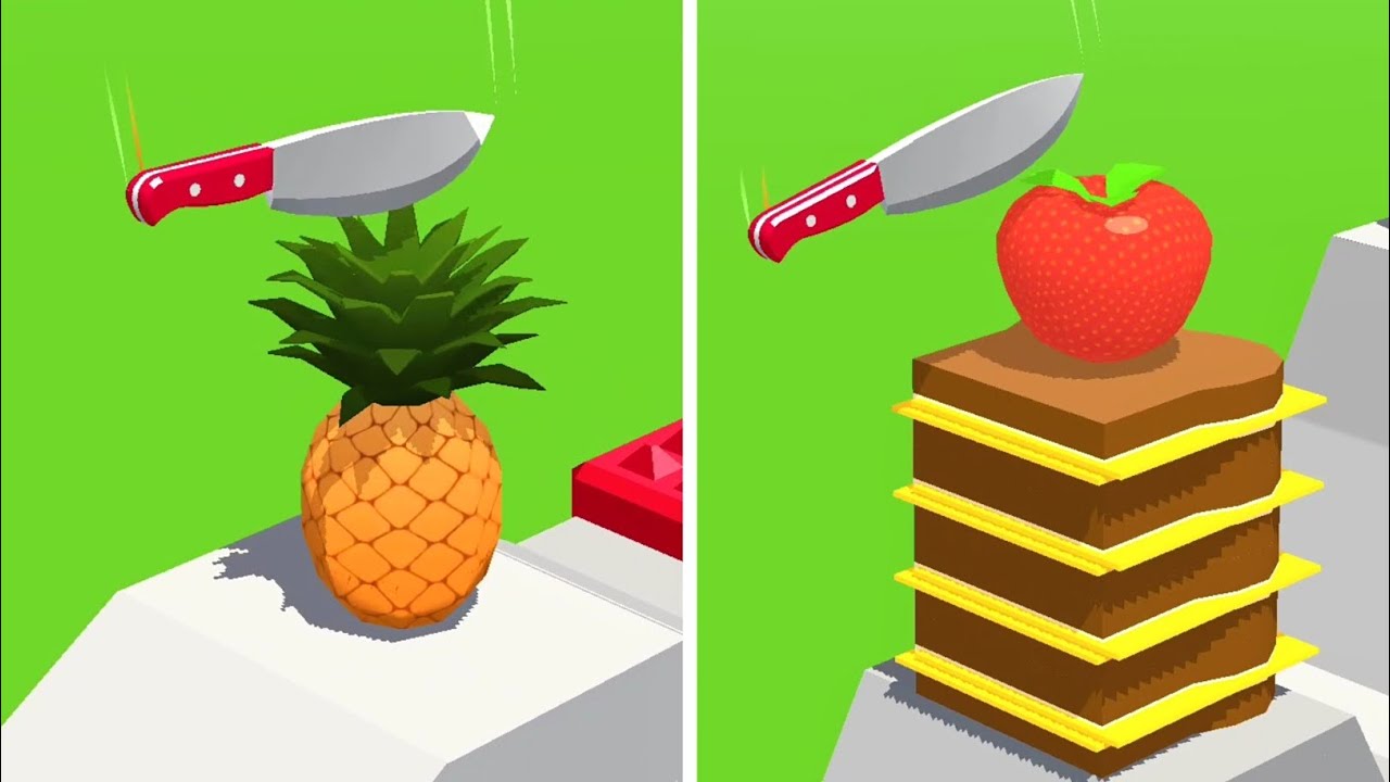 Slice It All Gameplay! Satisfying and Relaxing ASMR Slicing Video NEW UPDATE