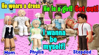 👨‍👦‍👦 TEXT TO SPEECH 👠 My Stepfather Hated Girls, So Mom Turned Me Into A Boy 👗 Roblox Story screenshot 3