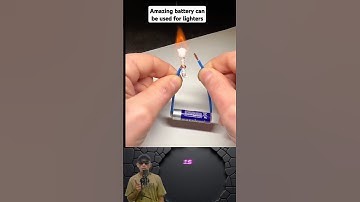 Geweldige manier om een ​​aansteker te maken van een batterij #kort #geweldig #creatief