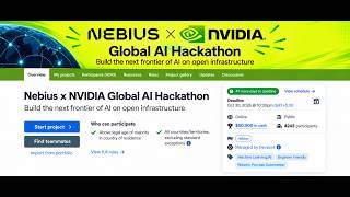 Nvidia Global AI Hackathon | $50,000 in cash | Solo or Team