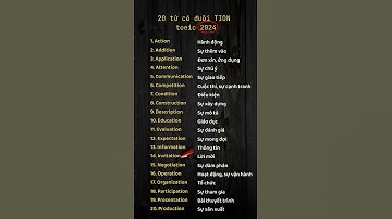 TỪ VỰNG TOEIC  2024