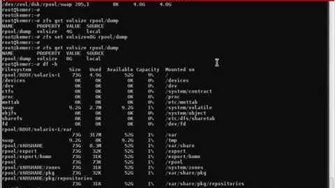 Solaris 11 Swap and Dump Resize