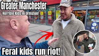 TRAFFORD - ‘Feral' kids are terrorising Urmston shoppers &amp; Businesses!! No Respect Anymore!!