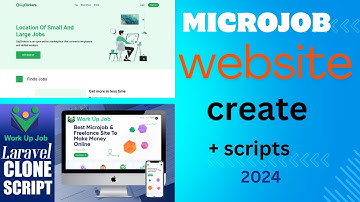 How To Make Microjob Freelancing Website create | Microjob script Workupjob Clone Laravel PHP Script