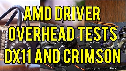 AMD DX11 API driver overhead with RX 480 - AMD and NVIDIA - Crimson 16.8.3 and 16.9.1