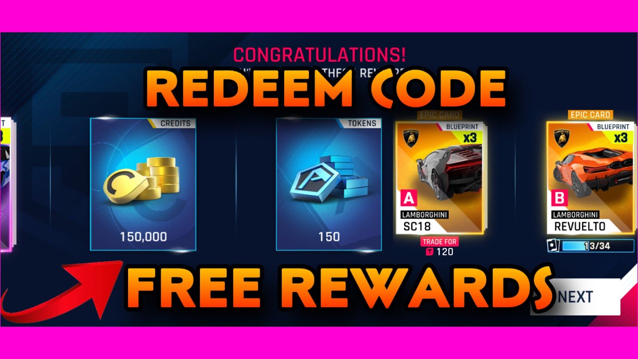 Asphalt 9, Asphalt 9 Redeem Code Free Tokens 😱, Asphalt 9 Redeem Code  2023