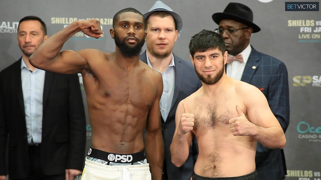 Jaron Boots Ennis vs Bakhtiyar Eyubov FULL WEIGH IN & FACE OFF I