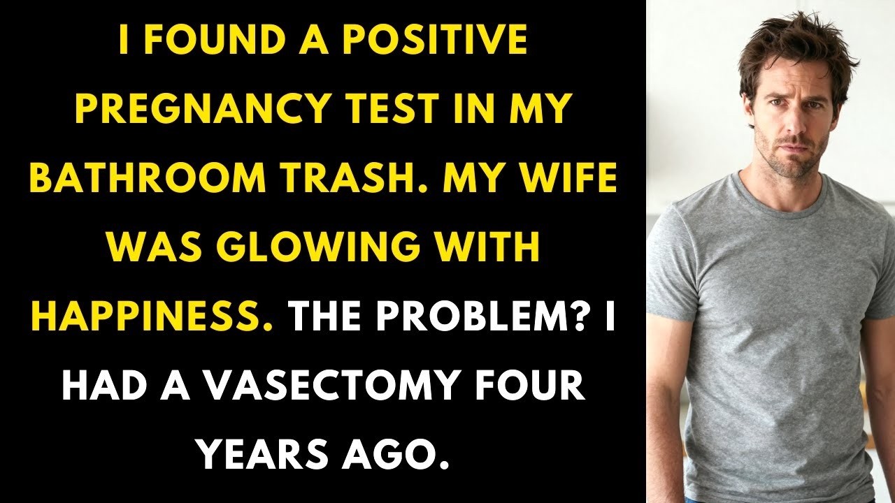I Found A Positive Pregnancy Test — My Wife Smiled Until I Reminded Her About My Vasectomy…