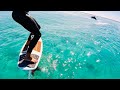 Foil Heaven! Hydrofoil Surfing Perfect Waves in Western Australia. Check Out The Dolphin!