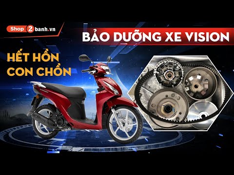 Video Các bước bảo dưỡng xe Vision đi trên 70.000km - youtube