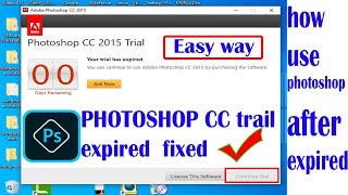 How to Photoshop CC trial expired  fixed! 2020/2021