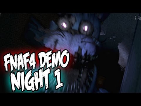 FNAF 4 DEMO GAMEPLAY NIGHT 1