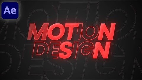 Modern Text Animation In Adobe After Effects - After Effects Tutorial - No Plugins.
