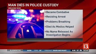 Man dies in custody with IMPD