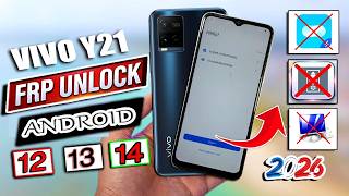 Vivo Y21 ( FRP ) PIN /Pattern/Password Unlock Method 2026 | Easy Share /Activity Launcher Setup Fail