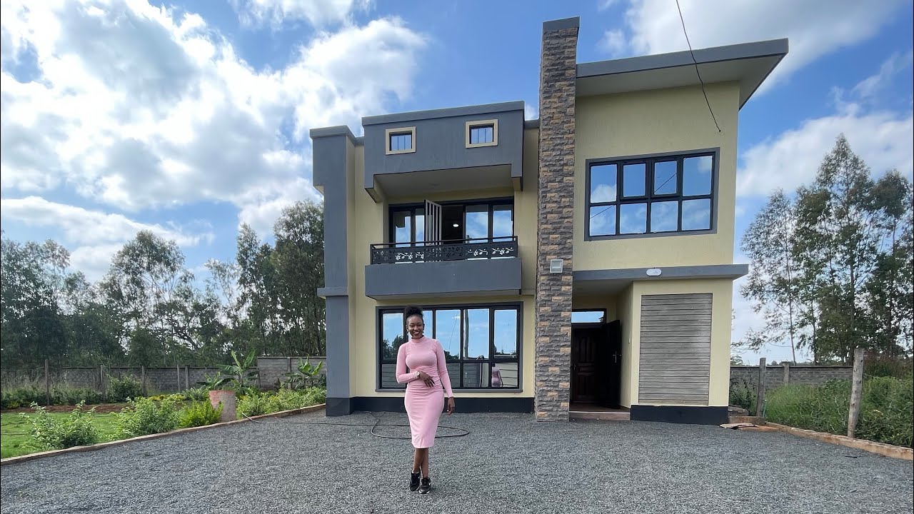 INSIDE A 19.5M KSH ELEGANT FLAT ROOF MANSION.