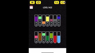 water sort puzzle level 1433