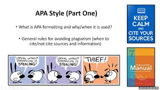 Research Methods Introduction to APA Formatting and Avoiding Plagiarism | Psyched with Setmire