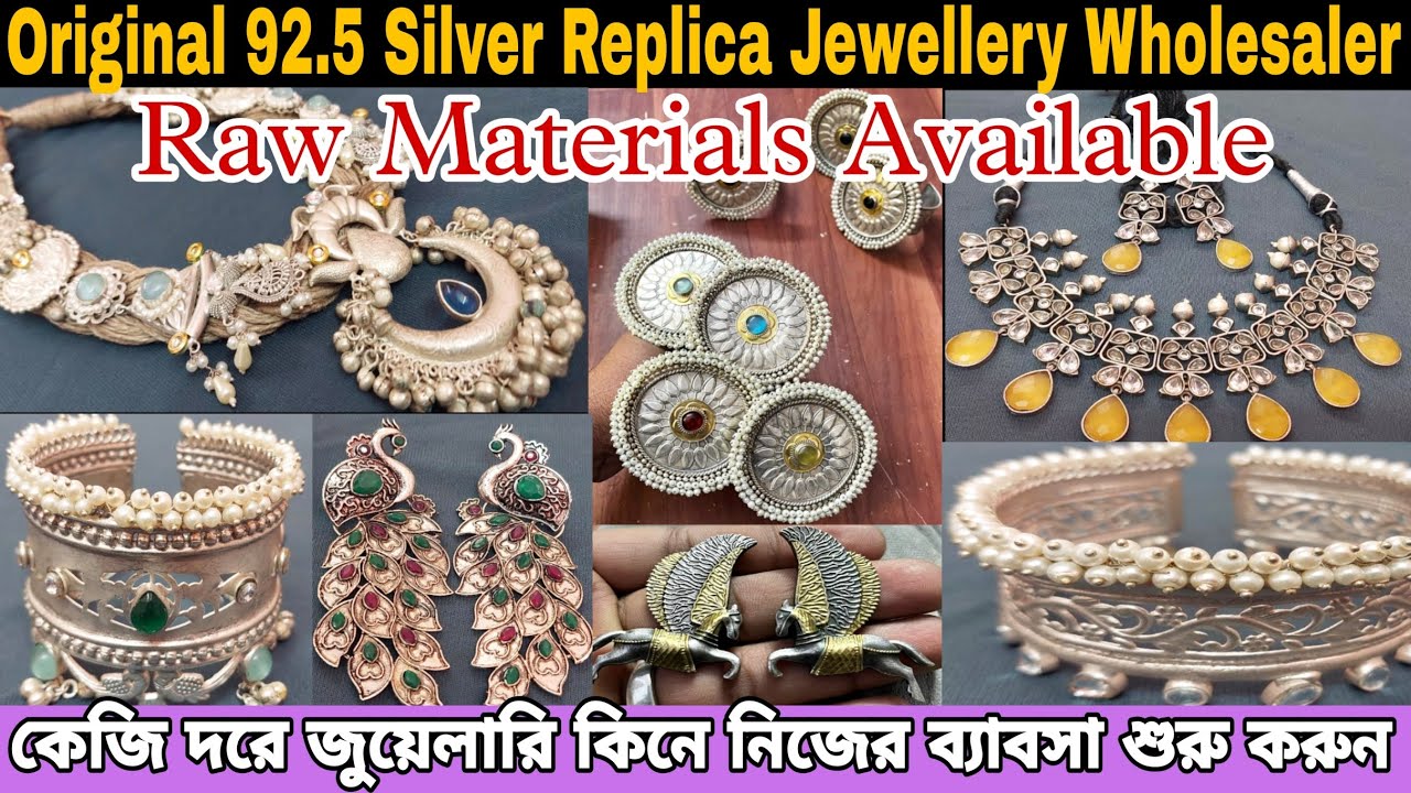 Silver Replica Jewellery Wholesaler Kolkata Black Polish Kilo Me