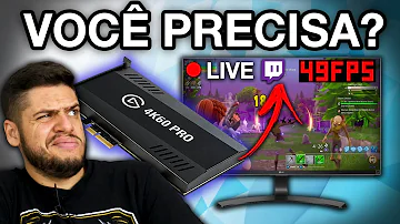 Como usar placa de captura para stream?