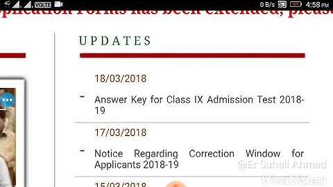 AMU ENTRANCE EXAM 2018 CLASS 9 (IX) ANSWER KEY