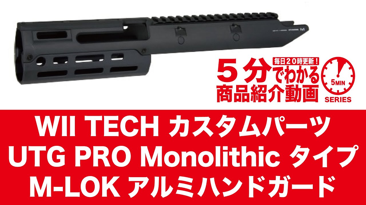 5-Minute Overview] WII TECH Custom Parts UTG PRO Monolithic Style