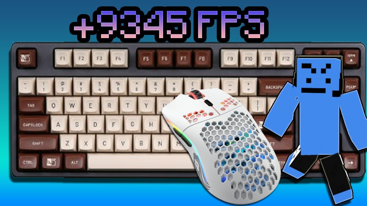 Minecraft Bedwars  Keyboard and mouse ASMR