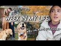 WEEK IN MY LIFE | will I *always* struggle with this, thanksgiving, gift wrapping, and many hauls!