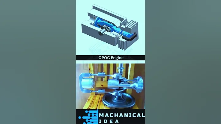 Innovative OPOC Engine Opposed Piston Opposed Cylinder Engine #solidworks #cad #engineering #3dcad