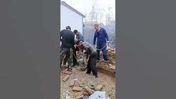 The process of pressing the soil = a good method can increase efficiency