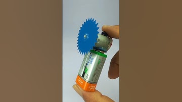 Mini DC Saw #dcmotor #tech #diy #sawmill #project