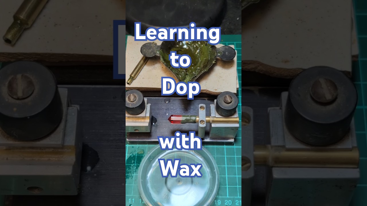 Transferring Gems from Dop to Dop with Wax, Scary Rabbits 🫣🫣🫣 