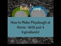 Easy 4 ingredient Playdough recipe